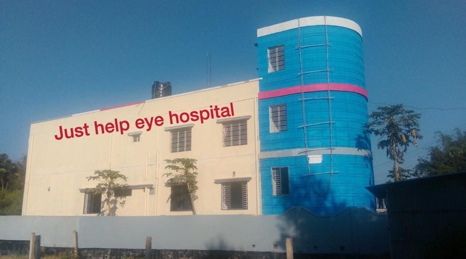 view of eye hospital with new paint scheme
